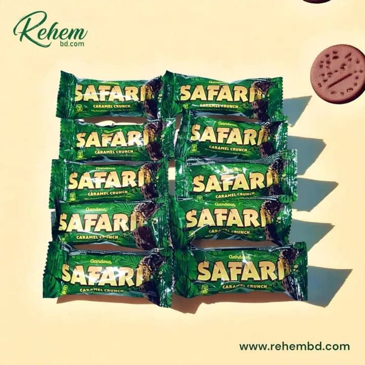 Safari Chocolate Caramel Crunch (10gm x 10pcs pack) | Daraz.com.bd