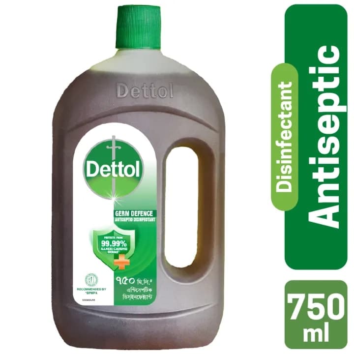 Dettol Antiseptic Disinfectant Liquid 750ml for First Aid, Medical & Personal Hygiene- use diluted | Daraz.com.bd